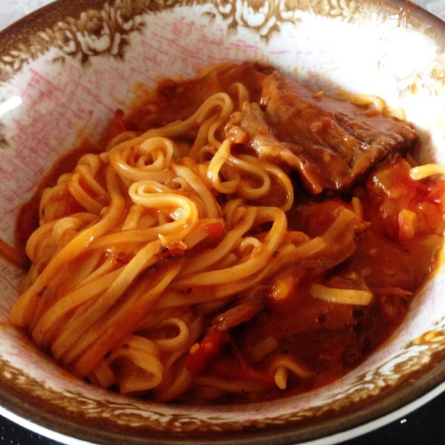 番茄牛肉面（韩式辣酱版）