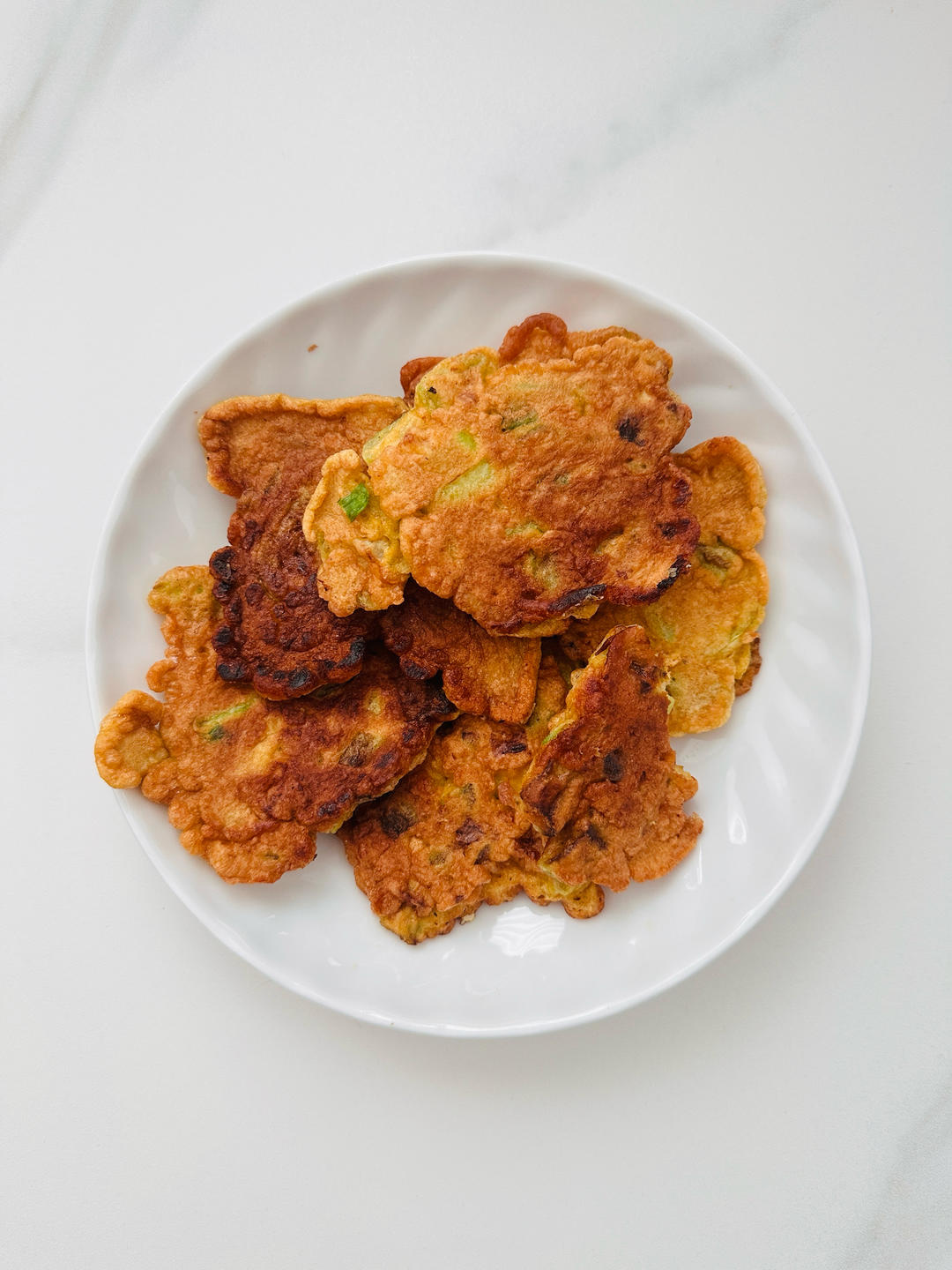 丝瓜鸡蛋饼