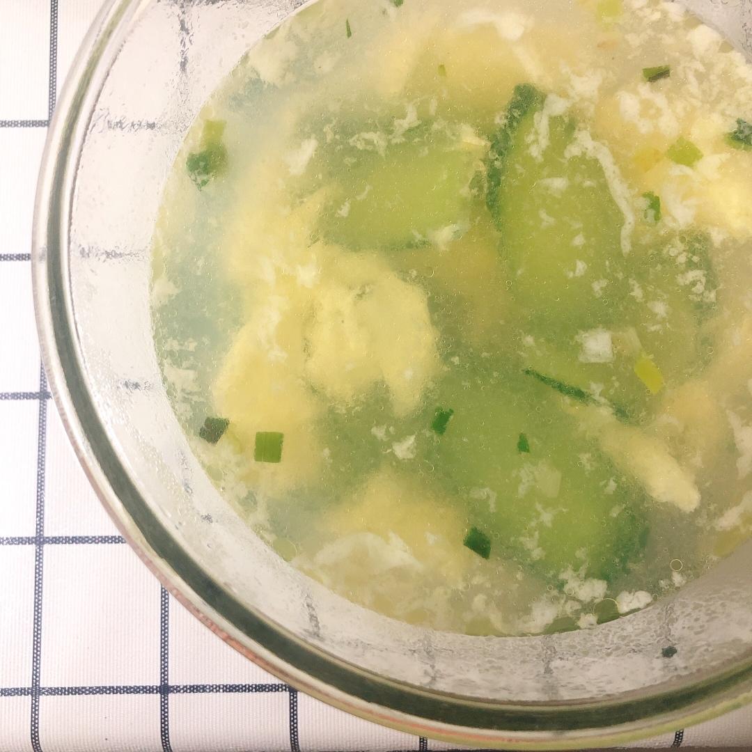 超鲜嫩好喝五分钟搞定黄瓜鸡蛋汤