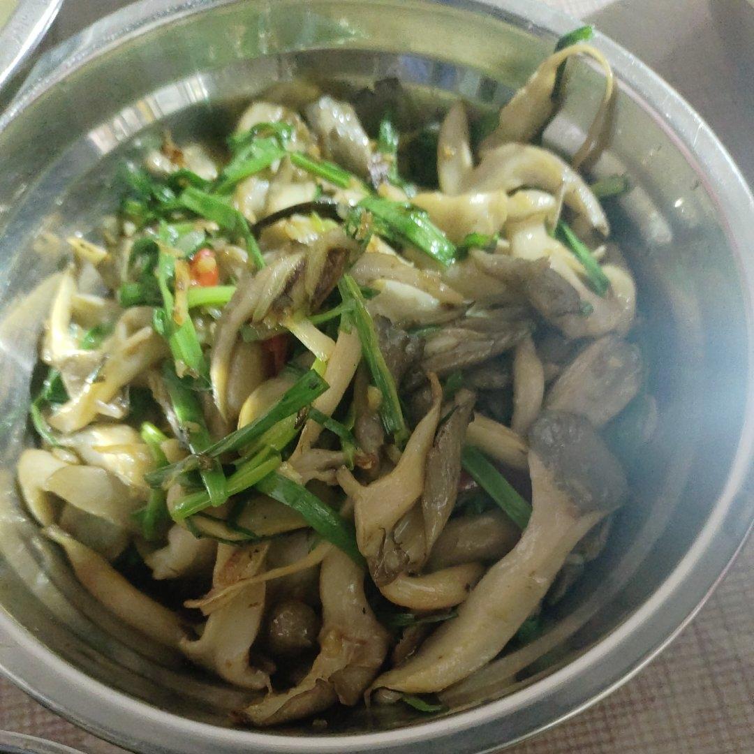 素炒平菇