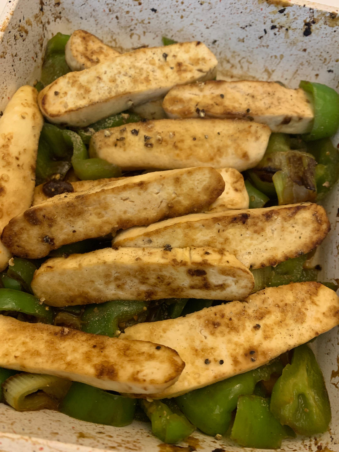 青椒豆腐干