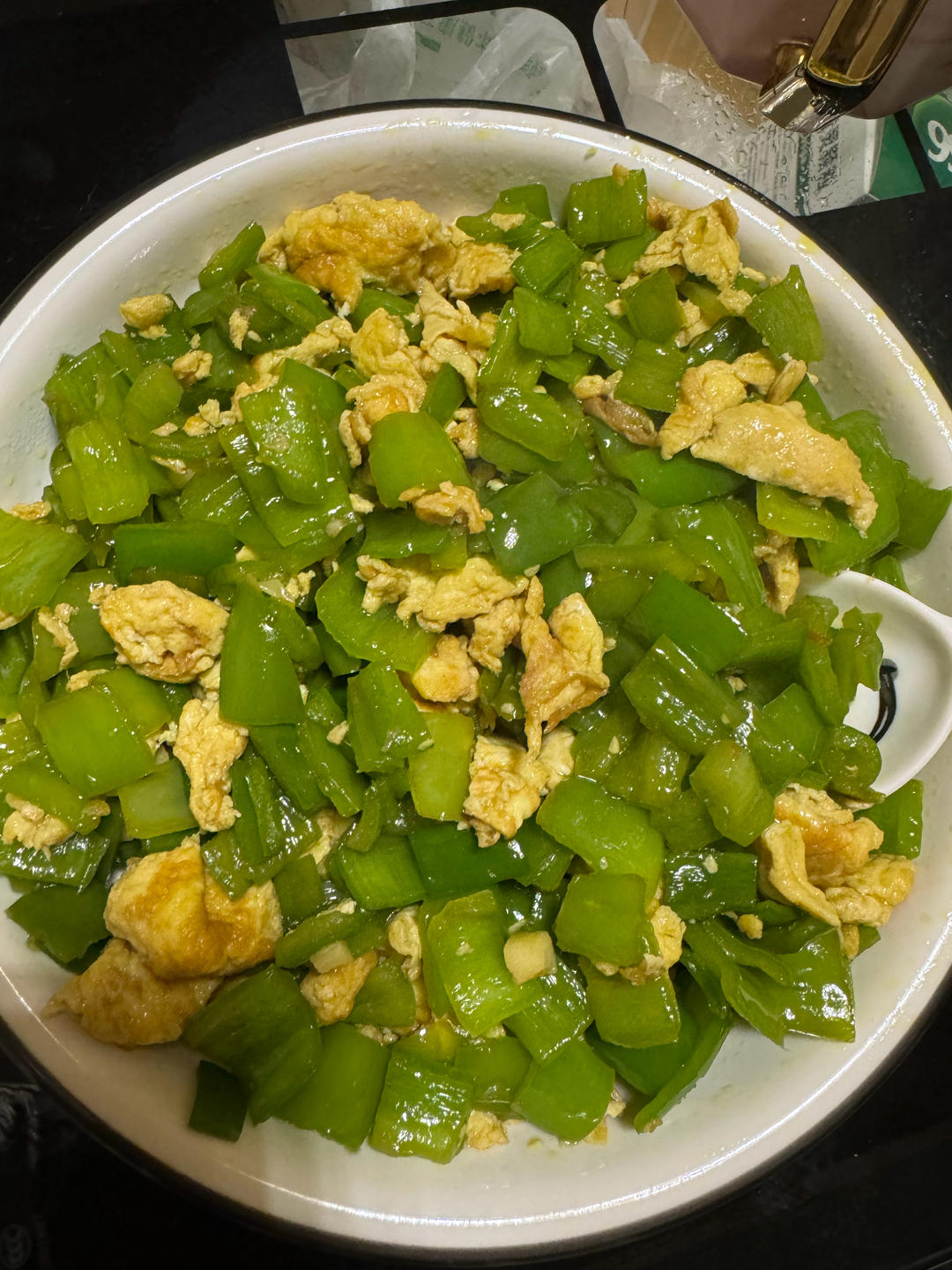 超家常：青椒肉末炒鸡蛋
