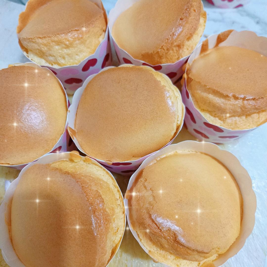 空气炸锅纸杯戚风蛋糕