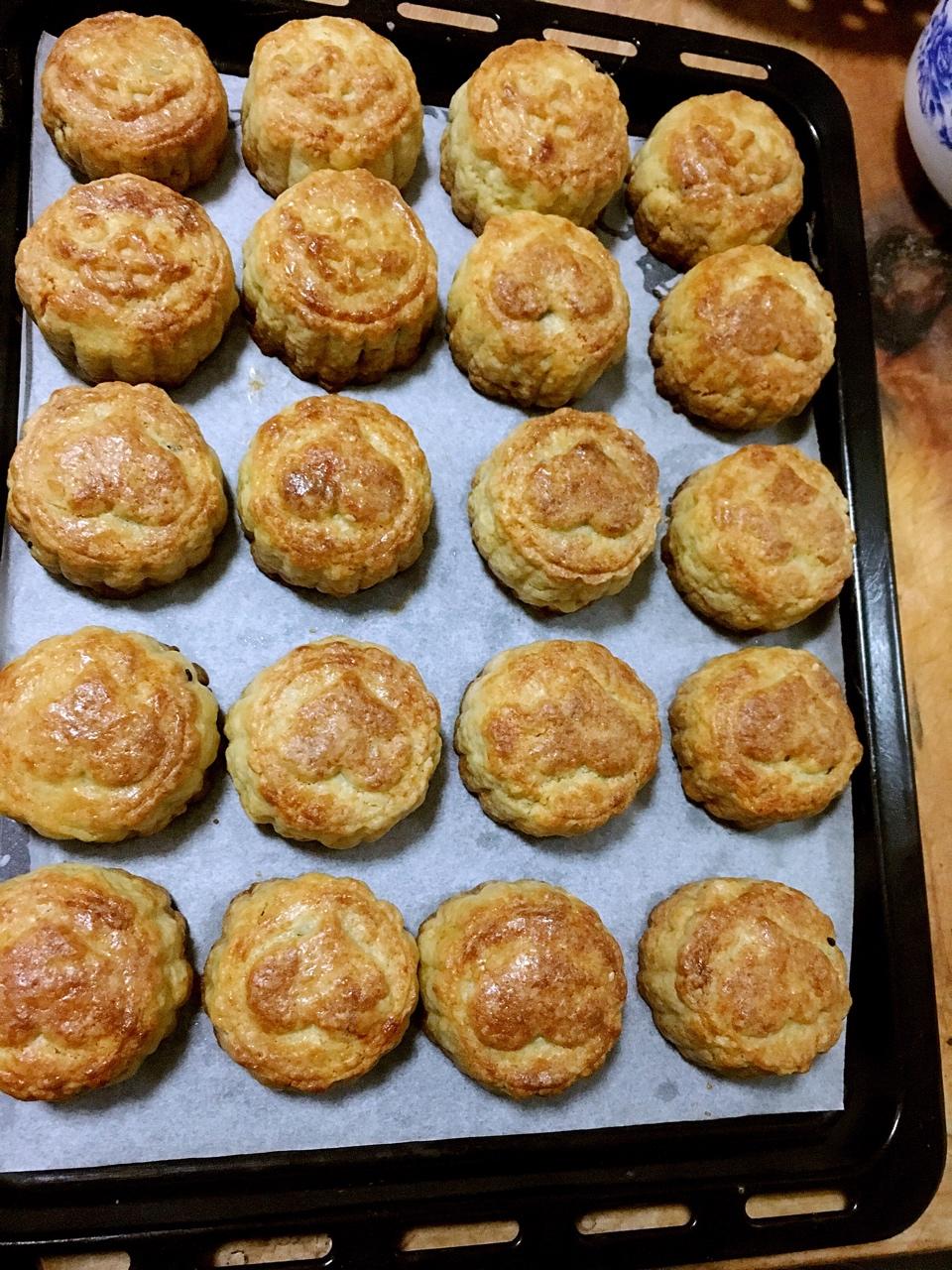 五仁月饼～不用转化糖浆的版本