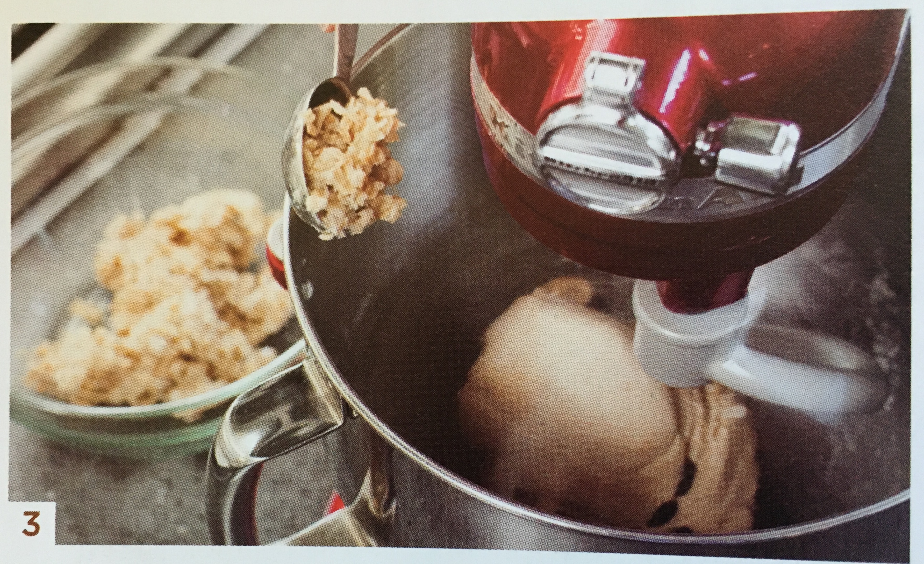 它就是一片固体燕麦粥 --- 燕麦葡萄干面包的做法 步骤3