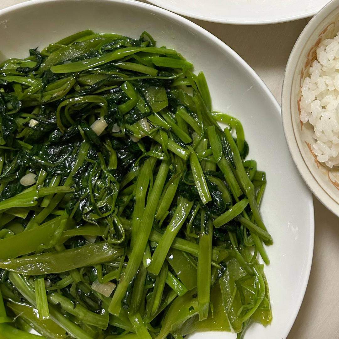 素炒空心菜