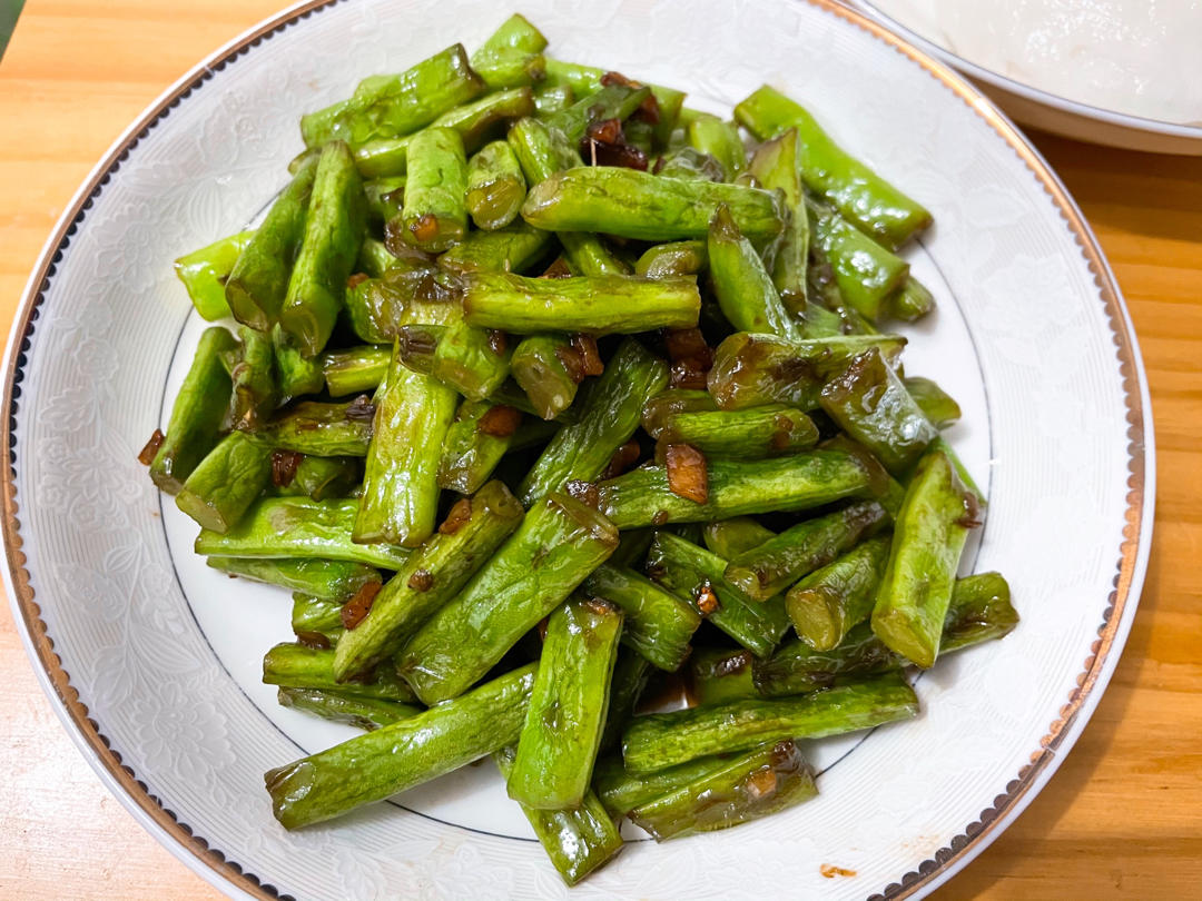 家常小炒四季豆，蔬菜就是要清爽鲜甜