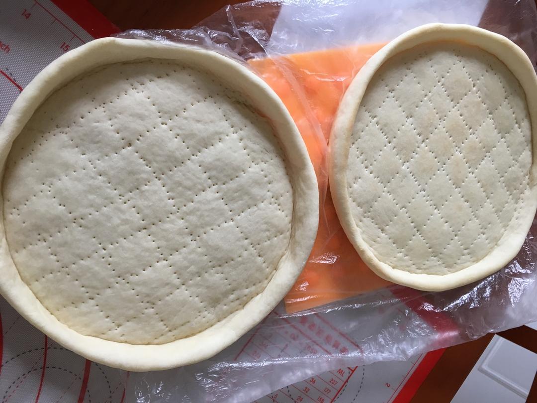 八寸披萨饼皮（四个）制作