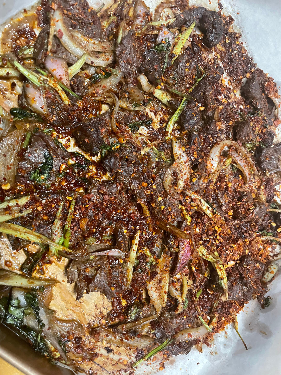 烤牛肉（拌牛肉）