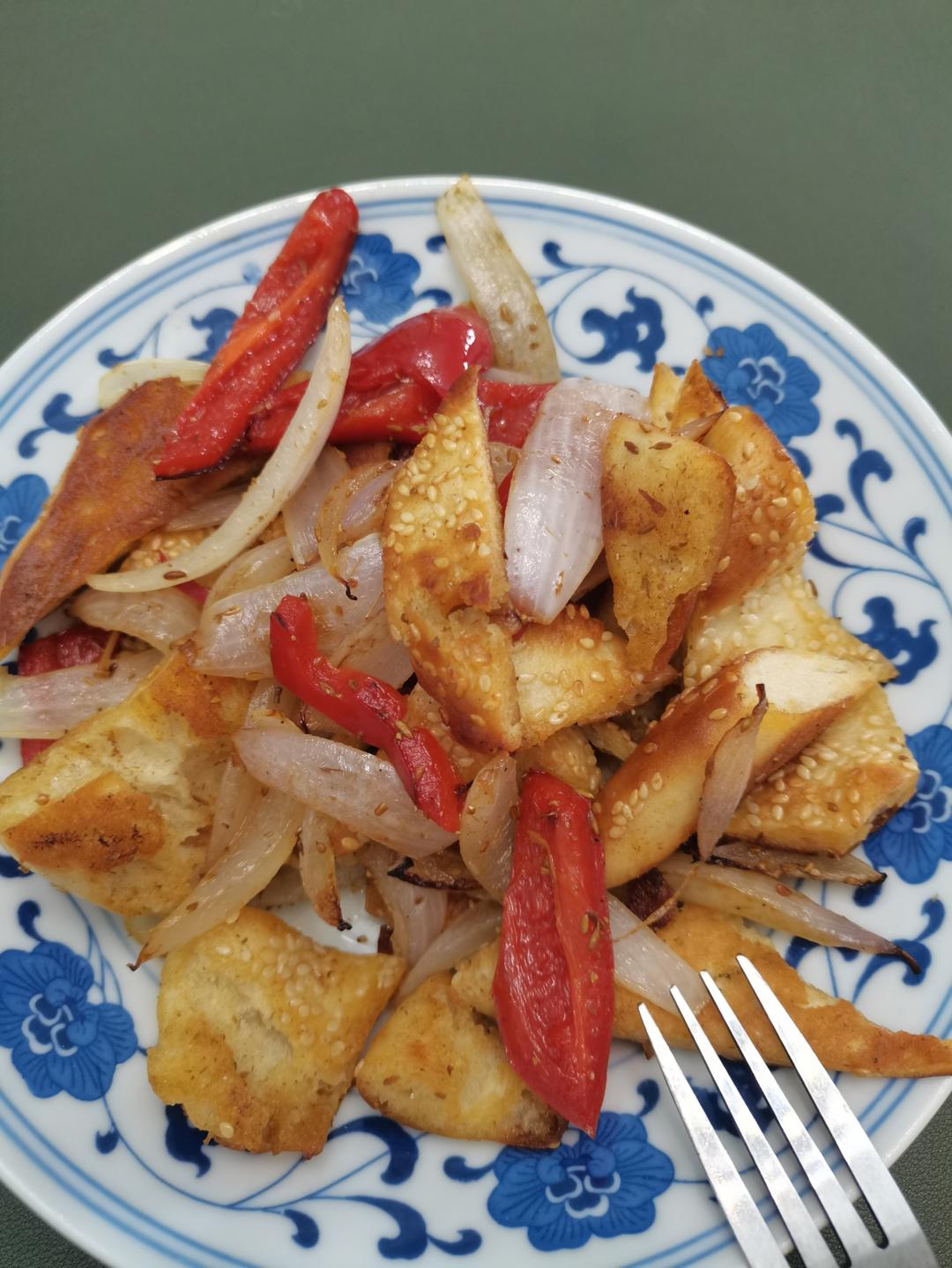 孜然炒馕