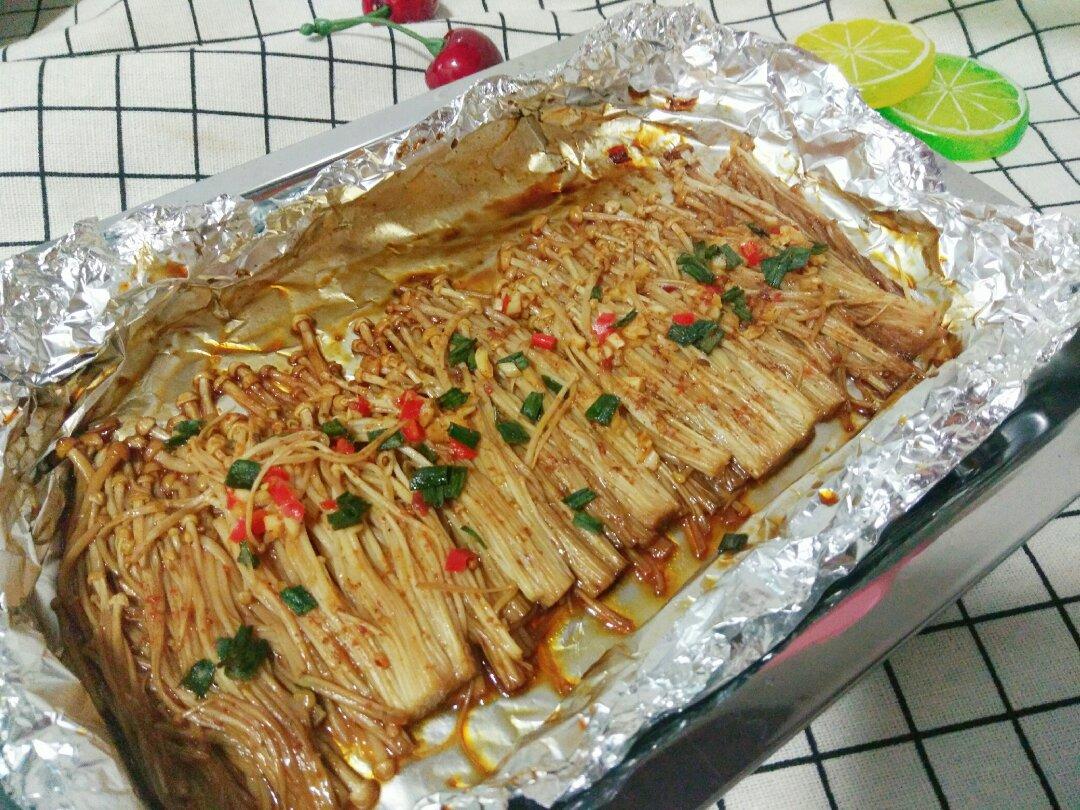 whhty做的锡纸金针菇家庭版