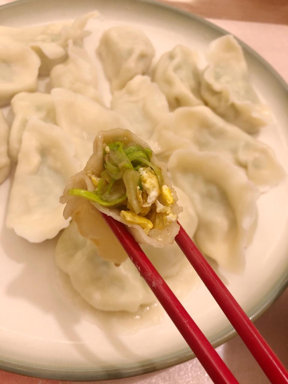 家常饺子西葫芦鸡蛋饺子（含陷和饺子皮）的做法 步骤10