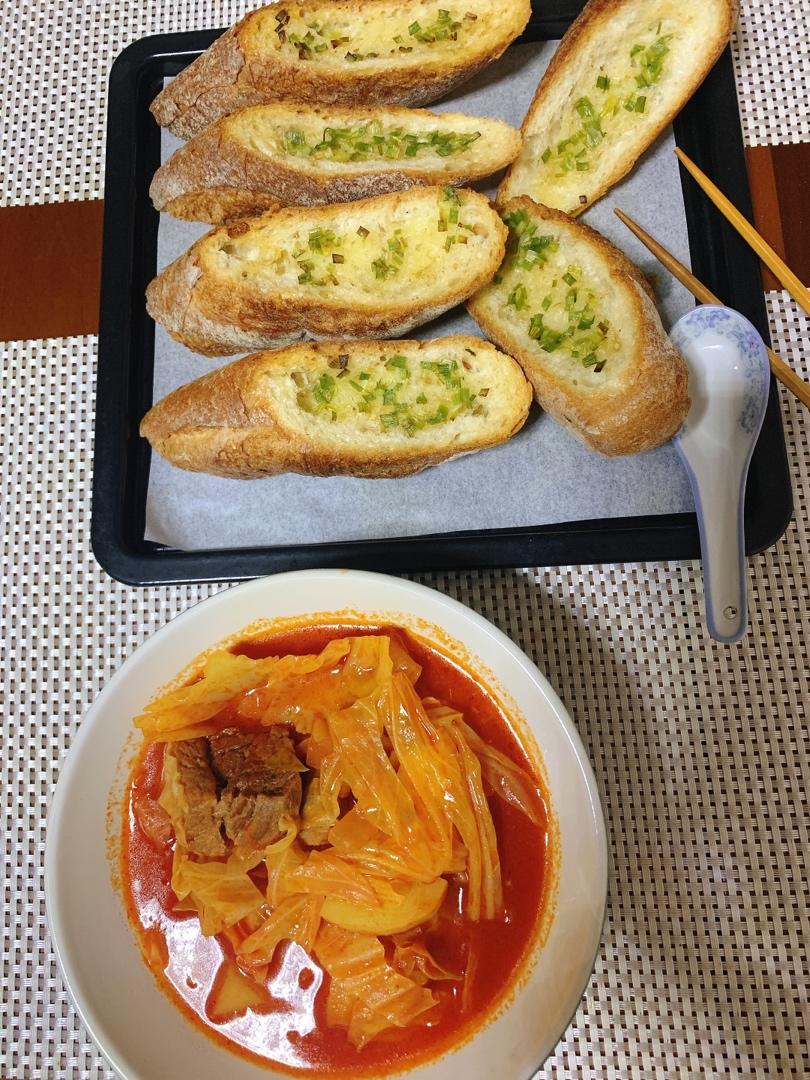 法式蒜香面包