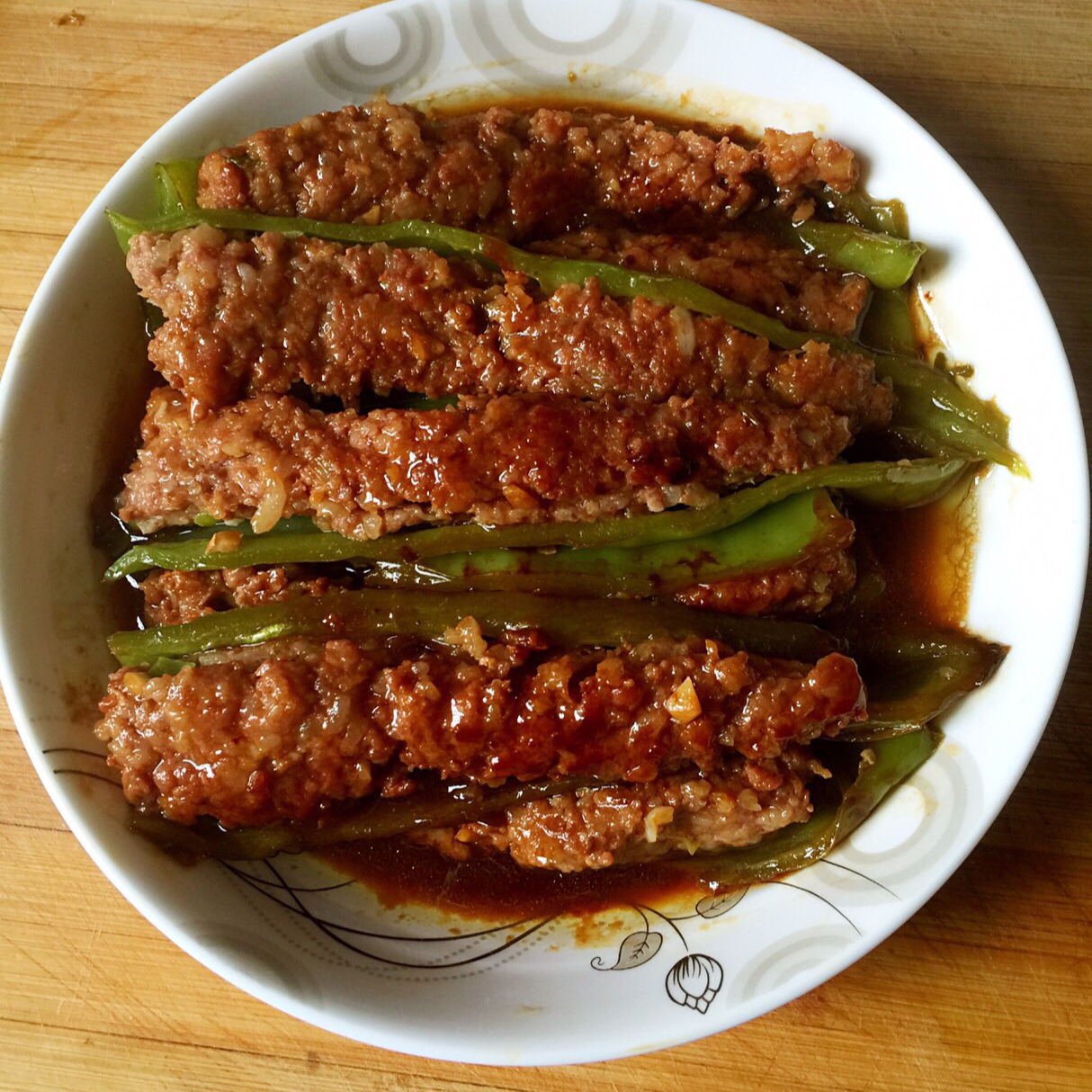 尖椒酿肉（图文教程）