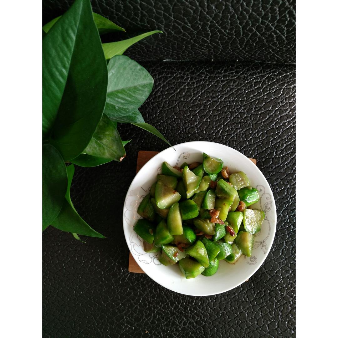 虾米炒丝瓜