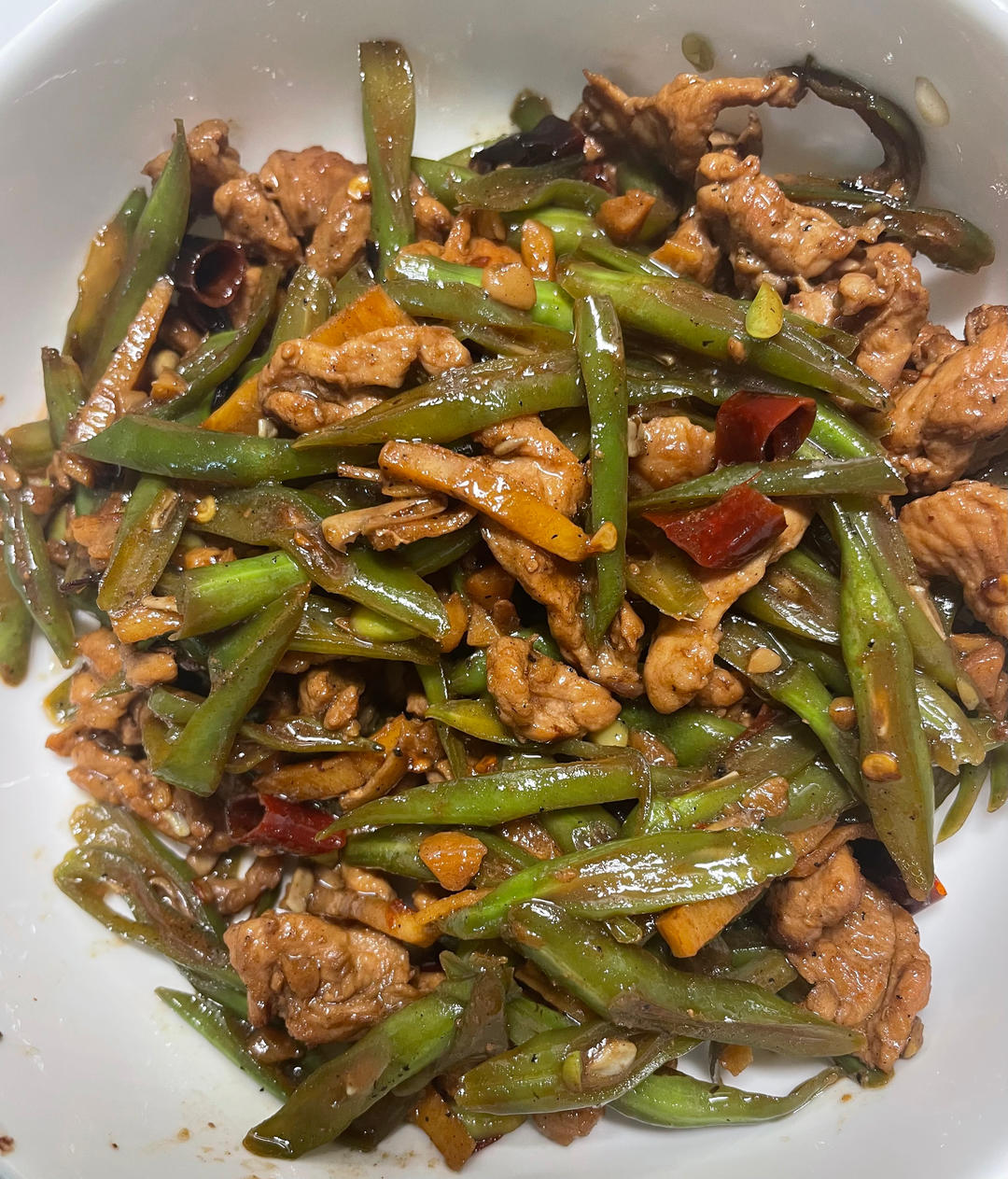 家常四季豆炒肉