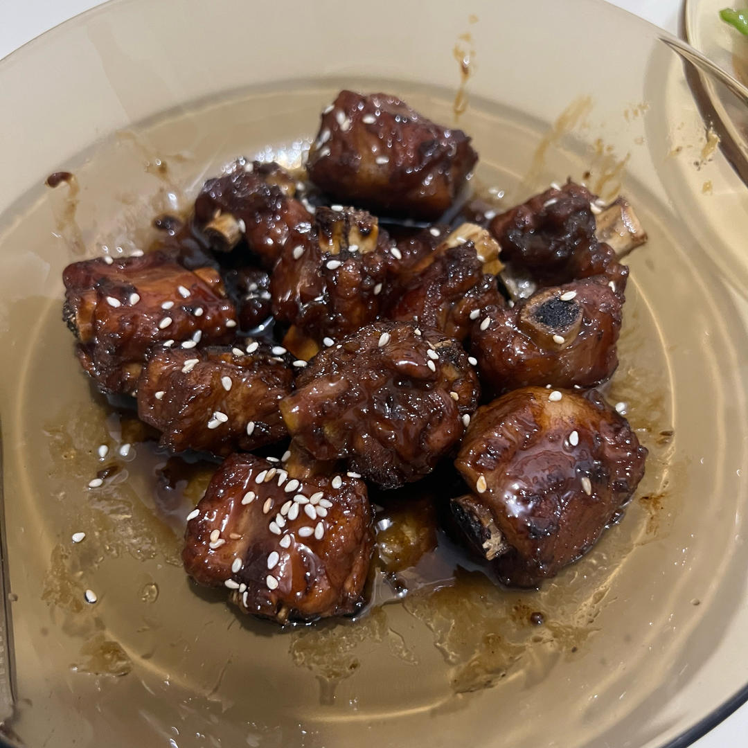 糖醋排骨/糖醋小排（不放油）（12345口诀做出正宗上海本帮）