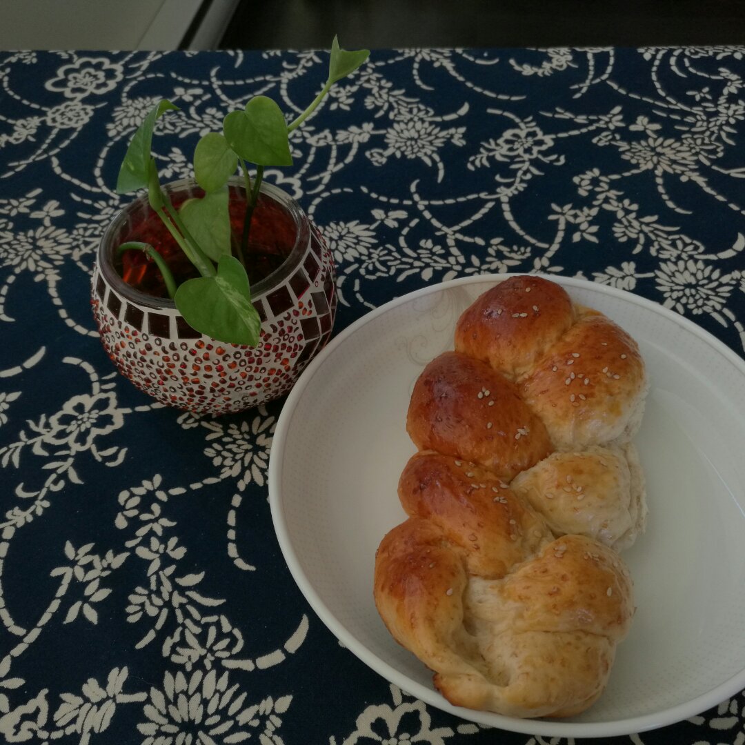 酸奶辫子面包（一次发酵）