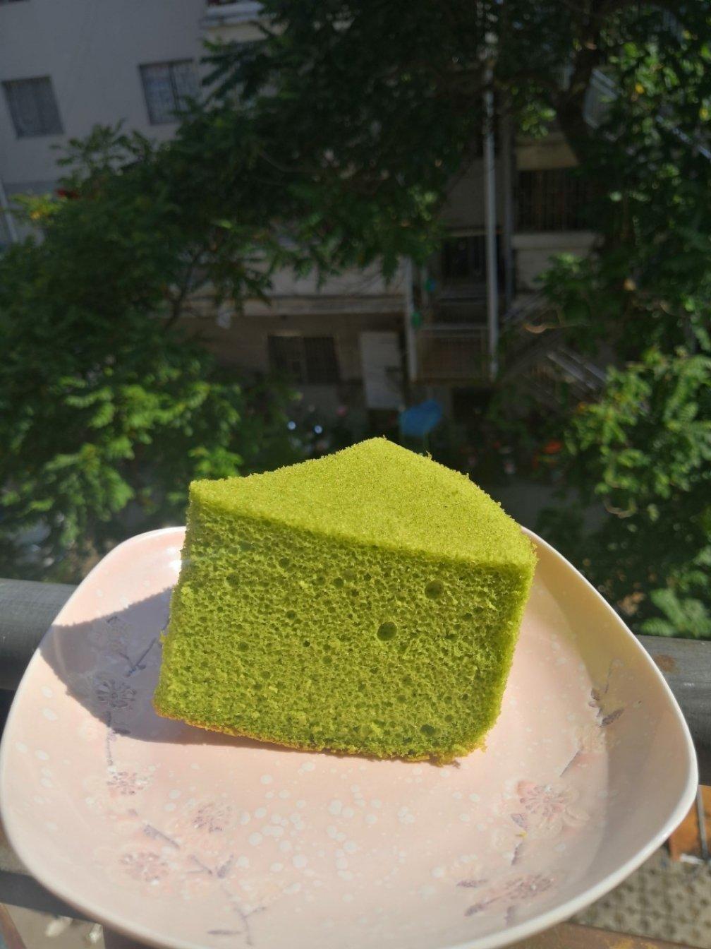 菠菜汁戚风蛋糕