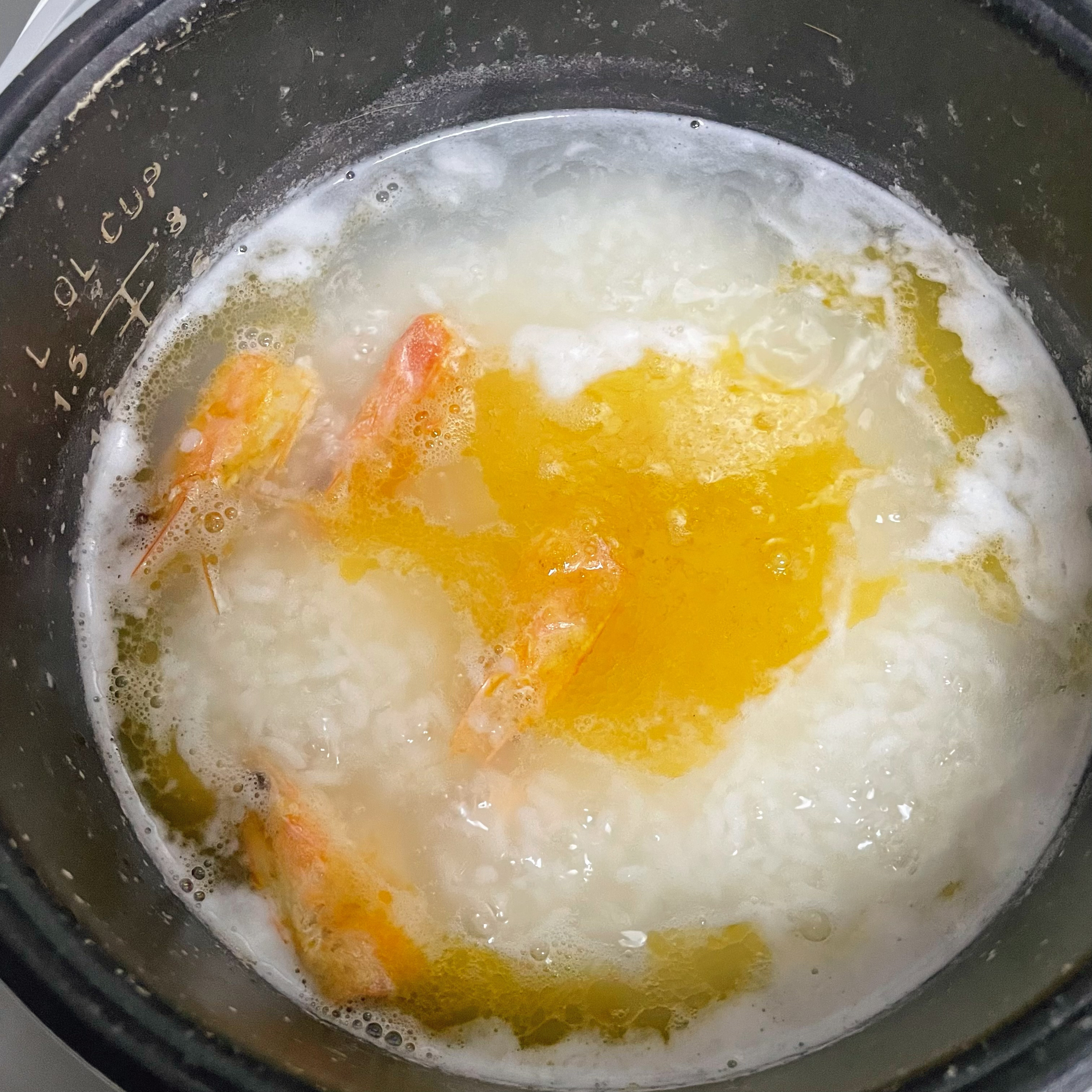 鲜虾皮蛋粥🦐的做法 步骤6