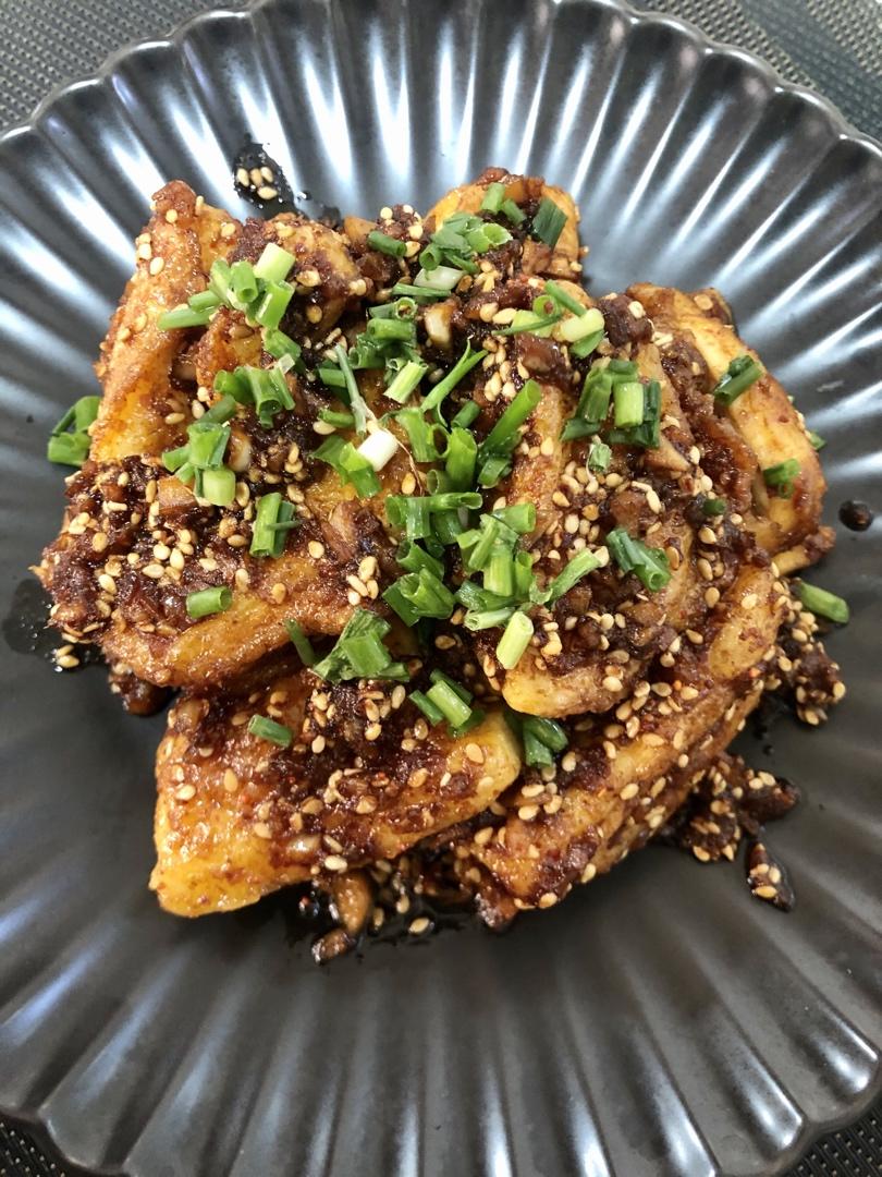 完胜路边摊：香煎孜然豆腐