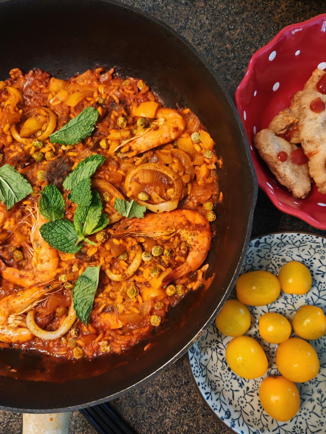 正宗paella 西班牙海鲜饭