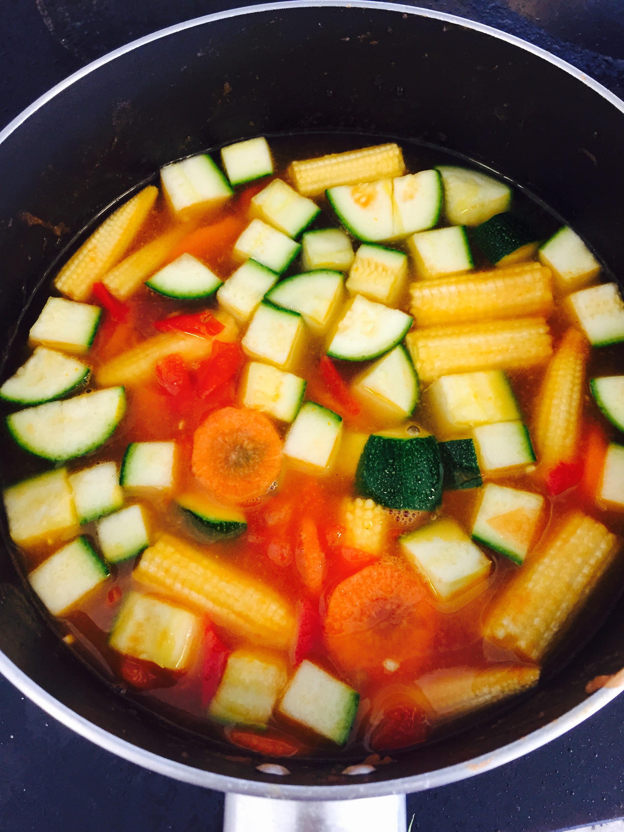 超级低卡蔬菜汤的做法 步骤5