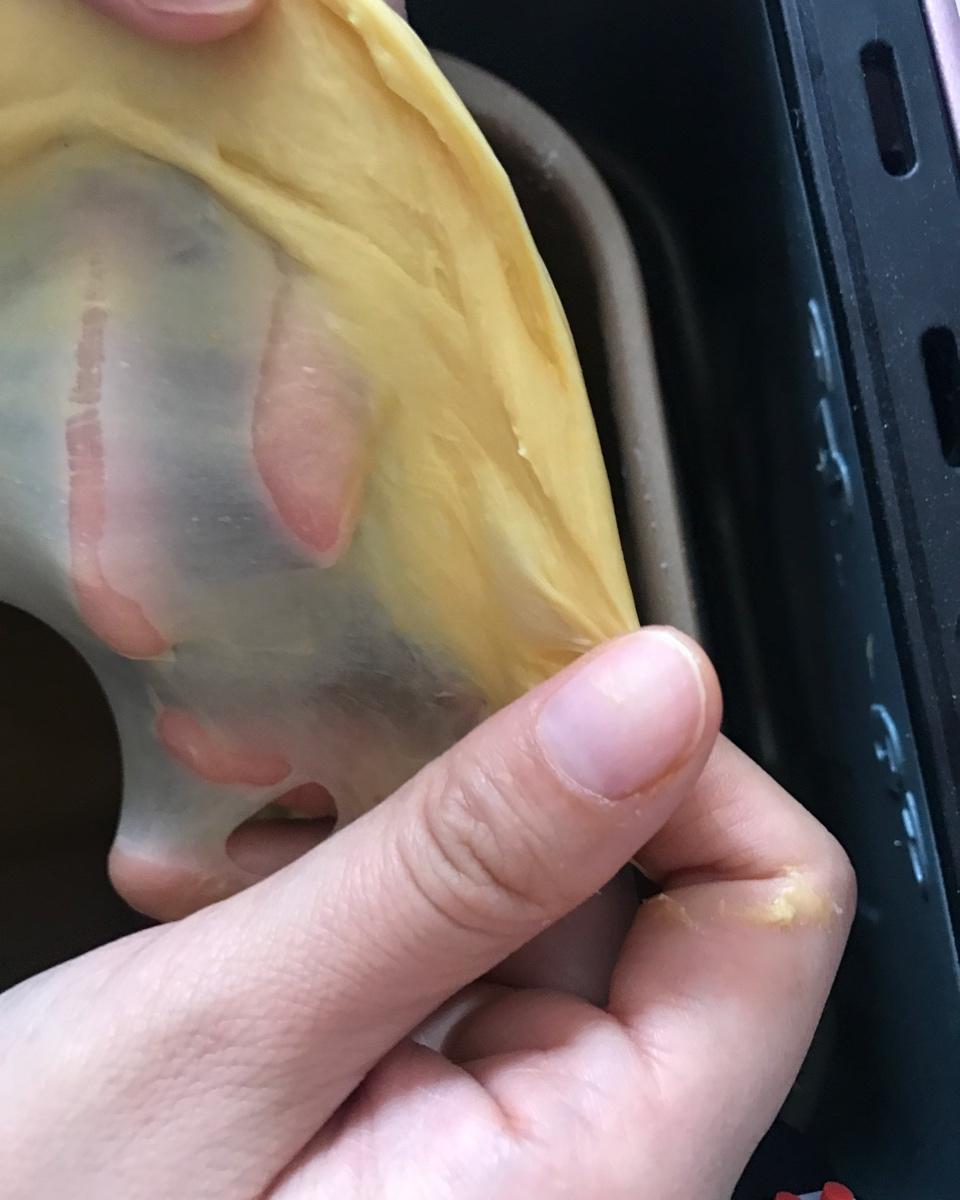 夏天面包机如何揉手套膜
