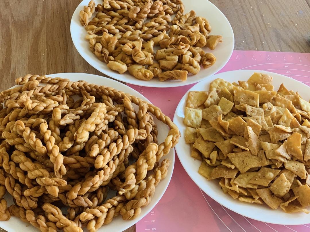 酥脆麻花/香酥脆甜奶香小麻花（超简单配料）后附套环儿