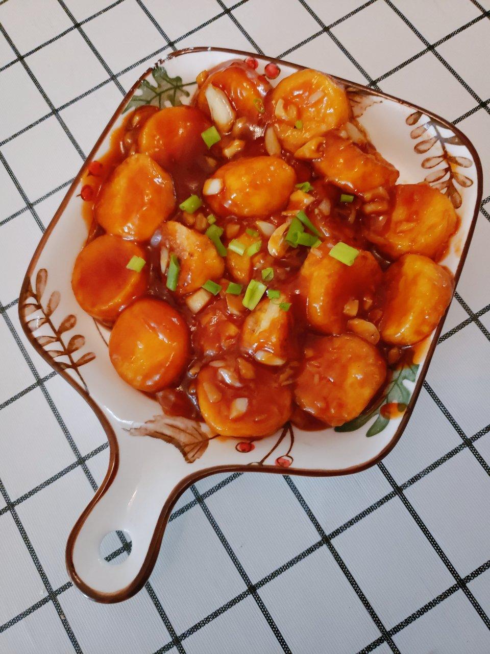 脆皮茄汁日本豆腐