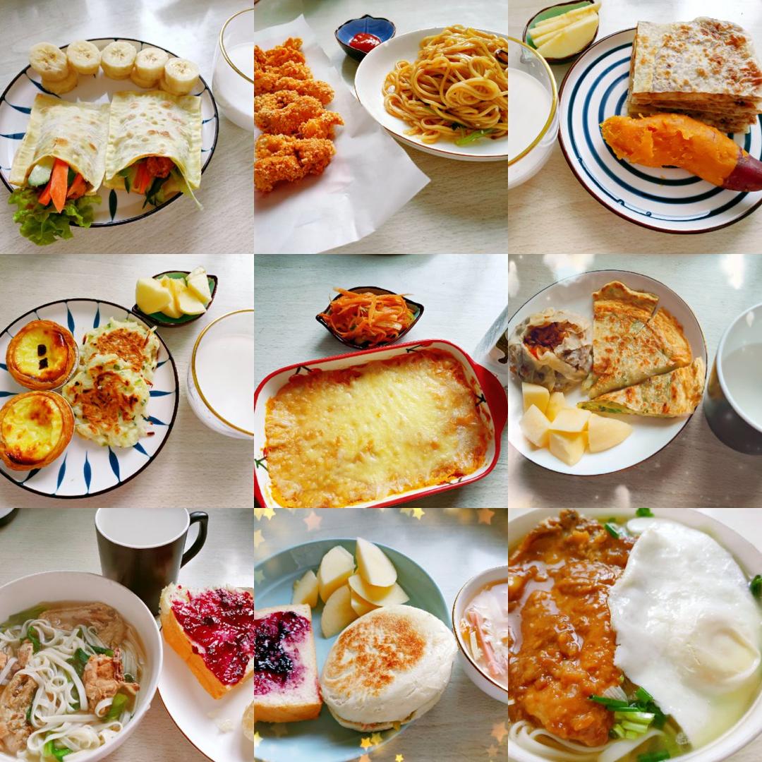 小学生的早餐一