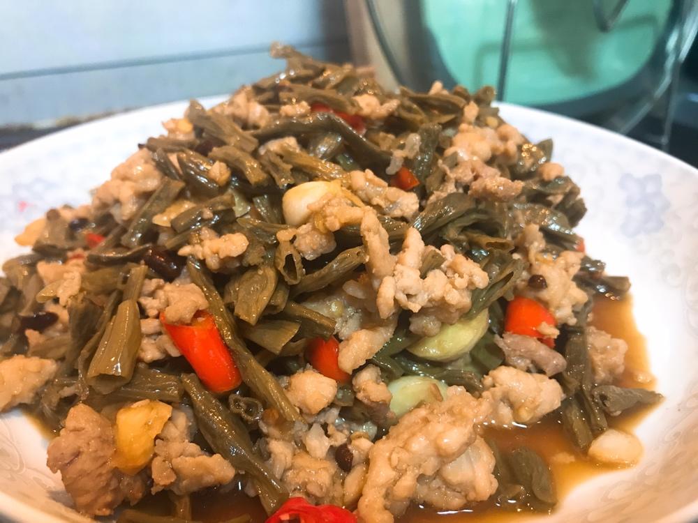 酸豆角肉沫