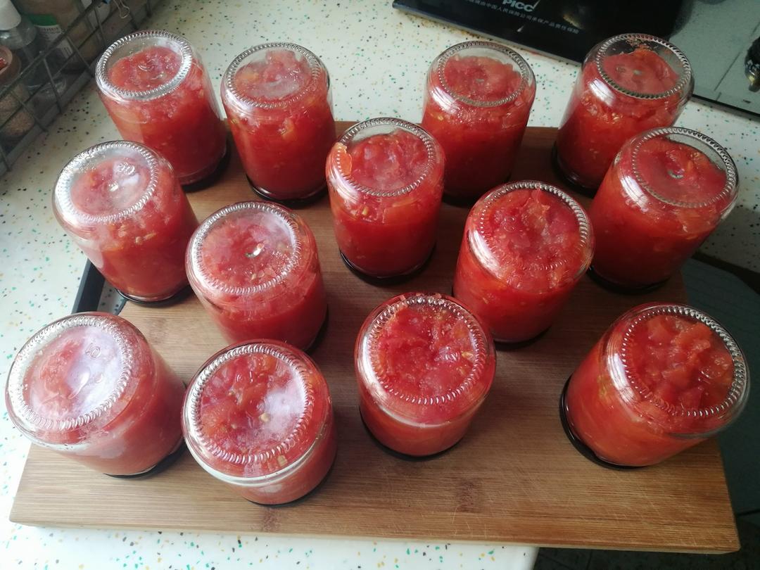 好冬眠~自制西红柿酱🍅的做法
