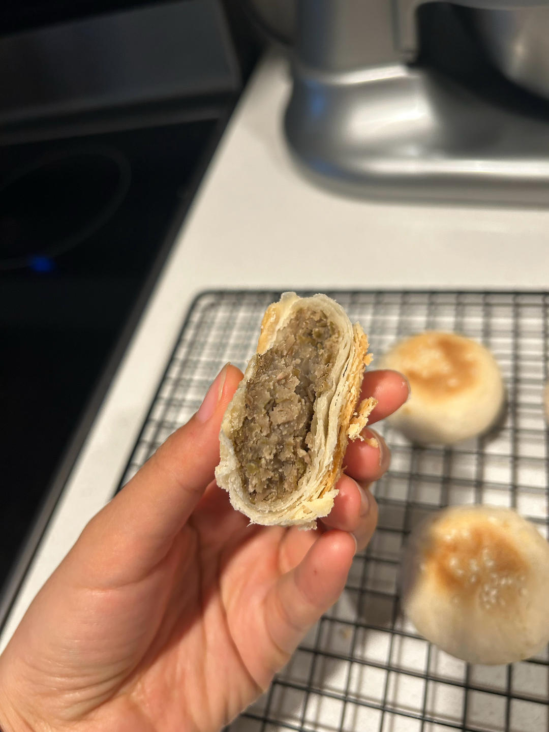 不用揉出膜、不用醒面就能酥掉渣的中式酥皮点心