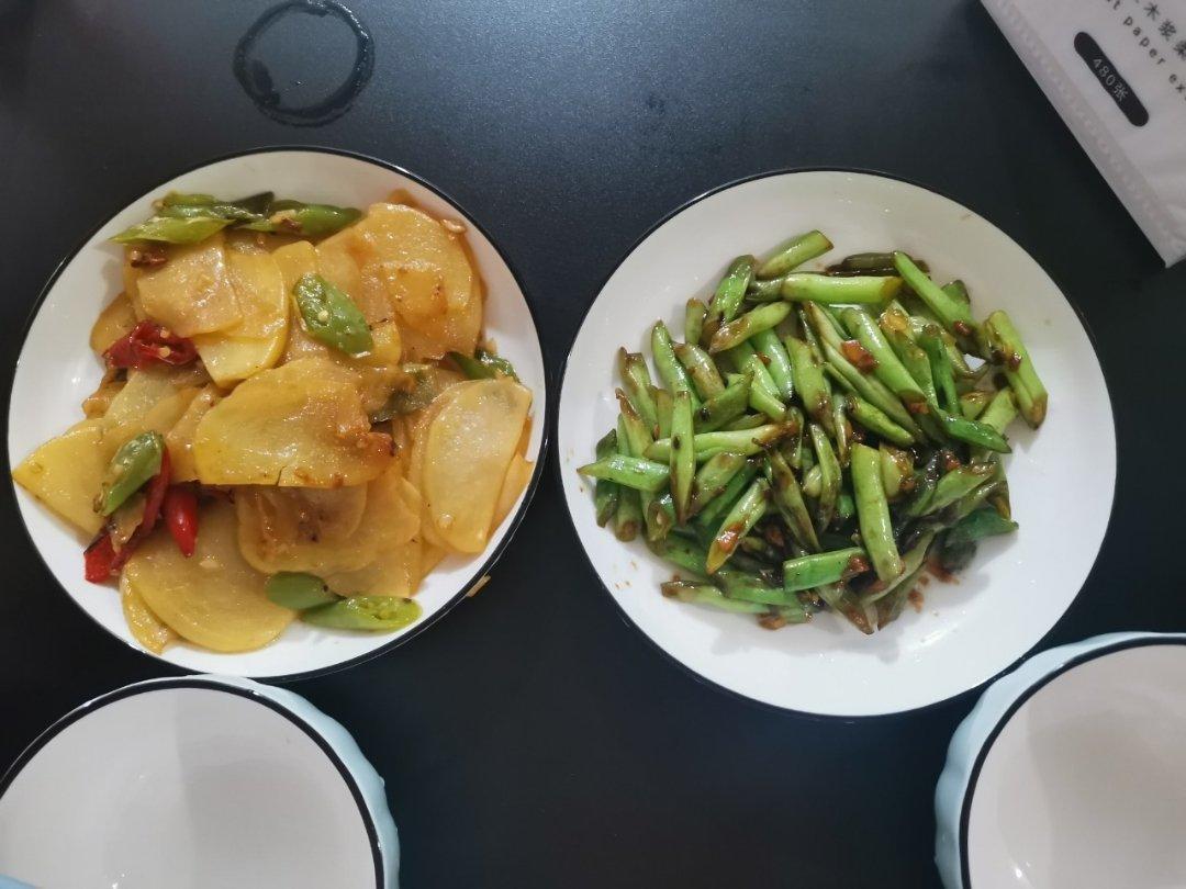 家常小炒四季豆，蔬菜就是要清爽鲜甜
