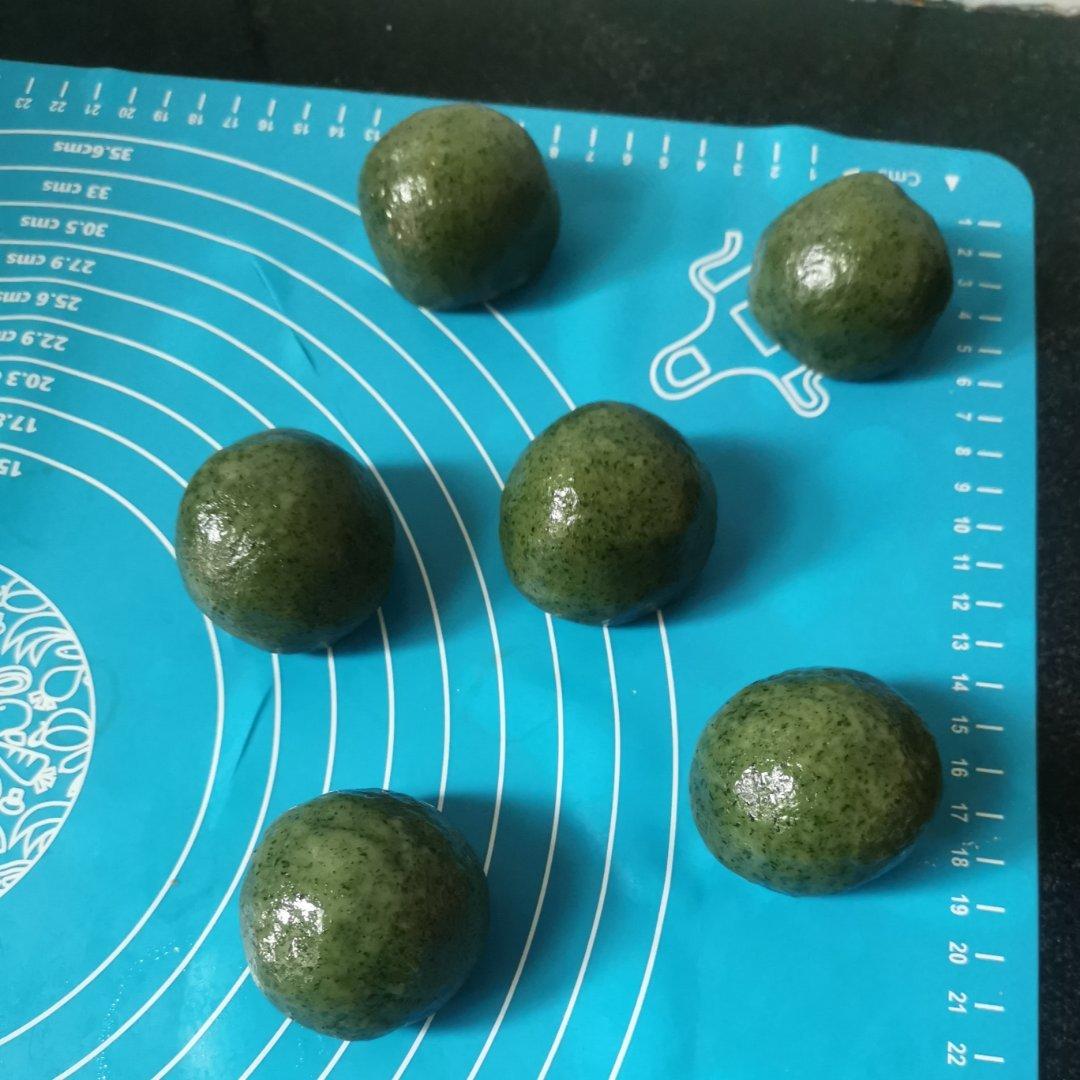 《Tinrry+》咸蛋黄肉松青团+红豆沙青团