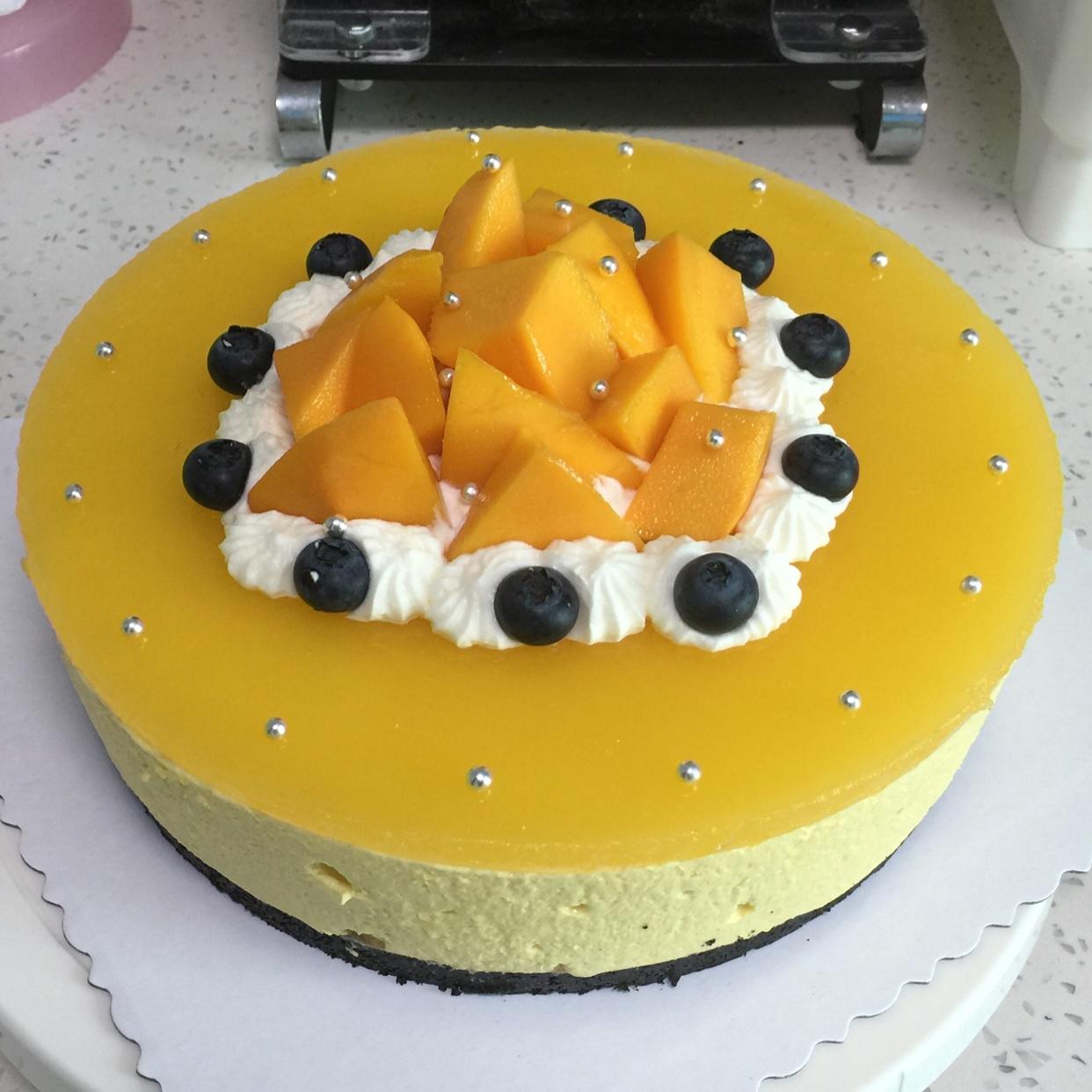 芒果流心芝士蛋糕（8寸，免烤）