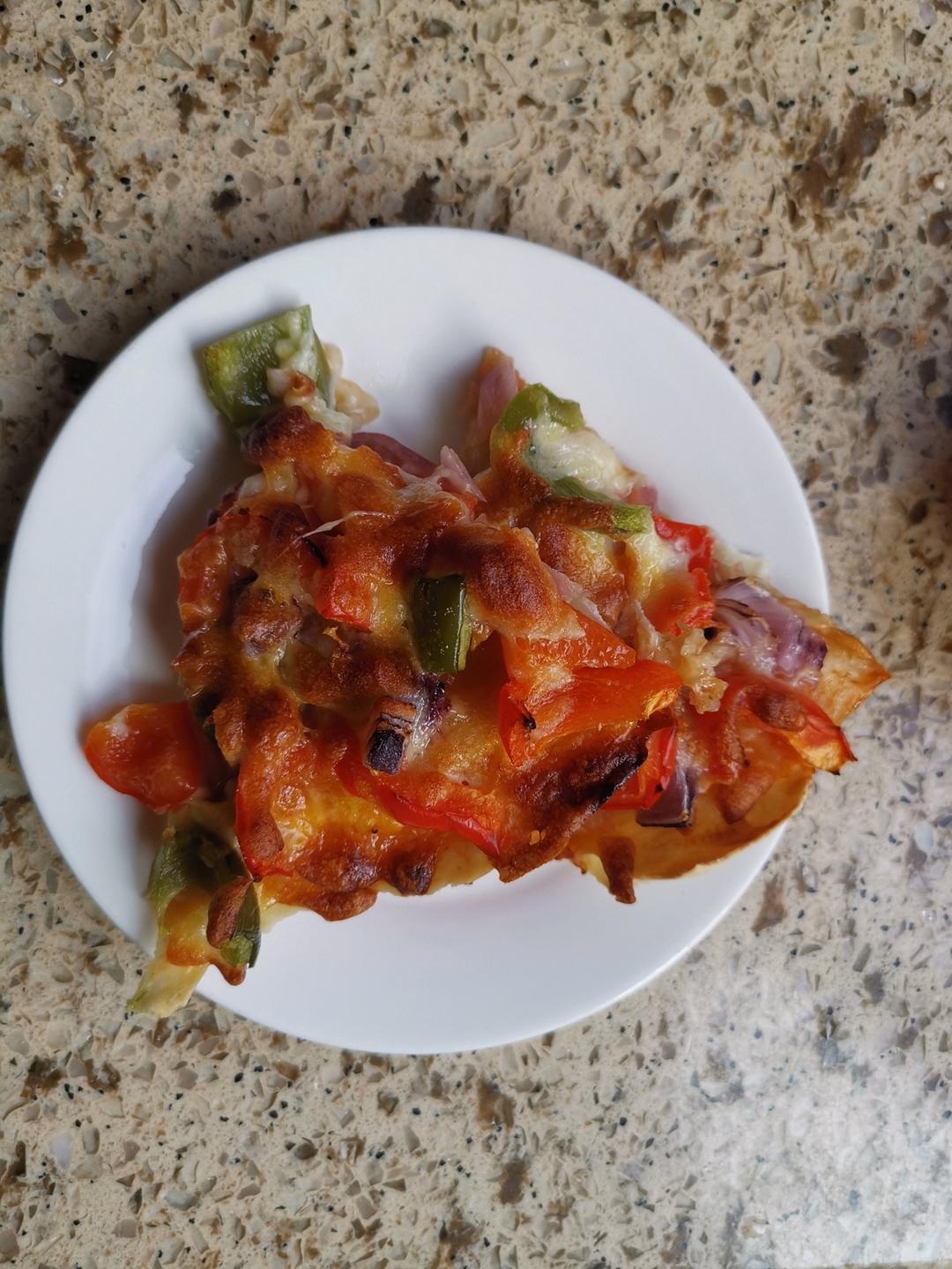 超快手！手抓饼披萨