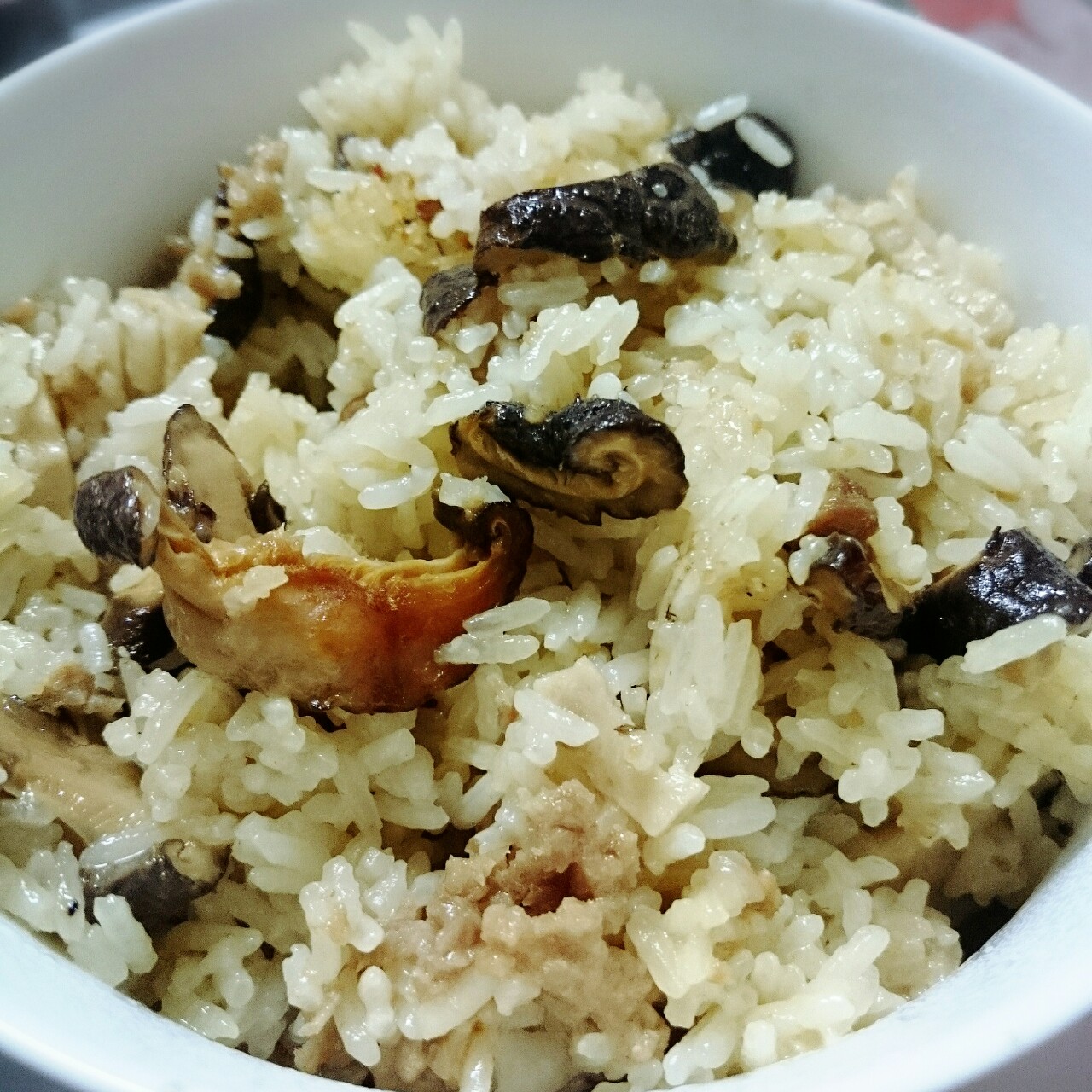 香菇瘦肉焖饭（电饭锅版）