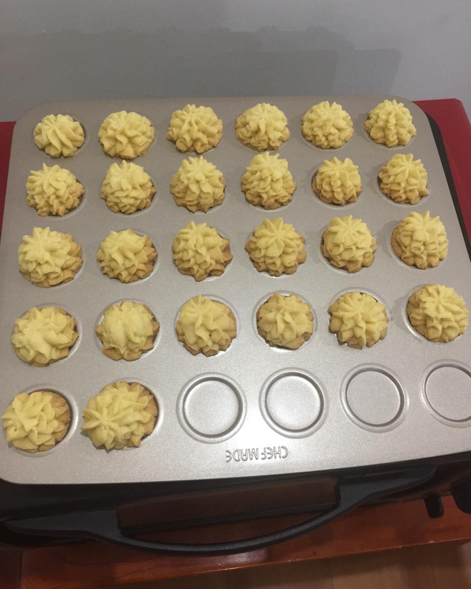 被业界猜了很久的网红牛油小花曲奇配方，酥的掉渣