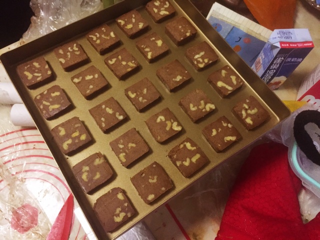 杏仁片巧克力饼干