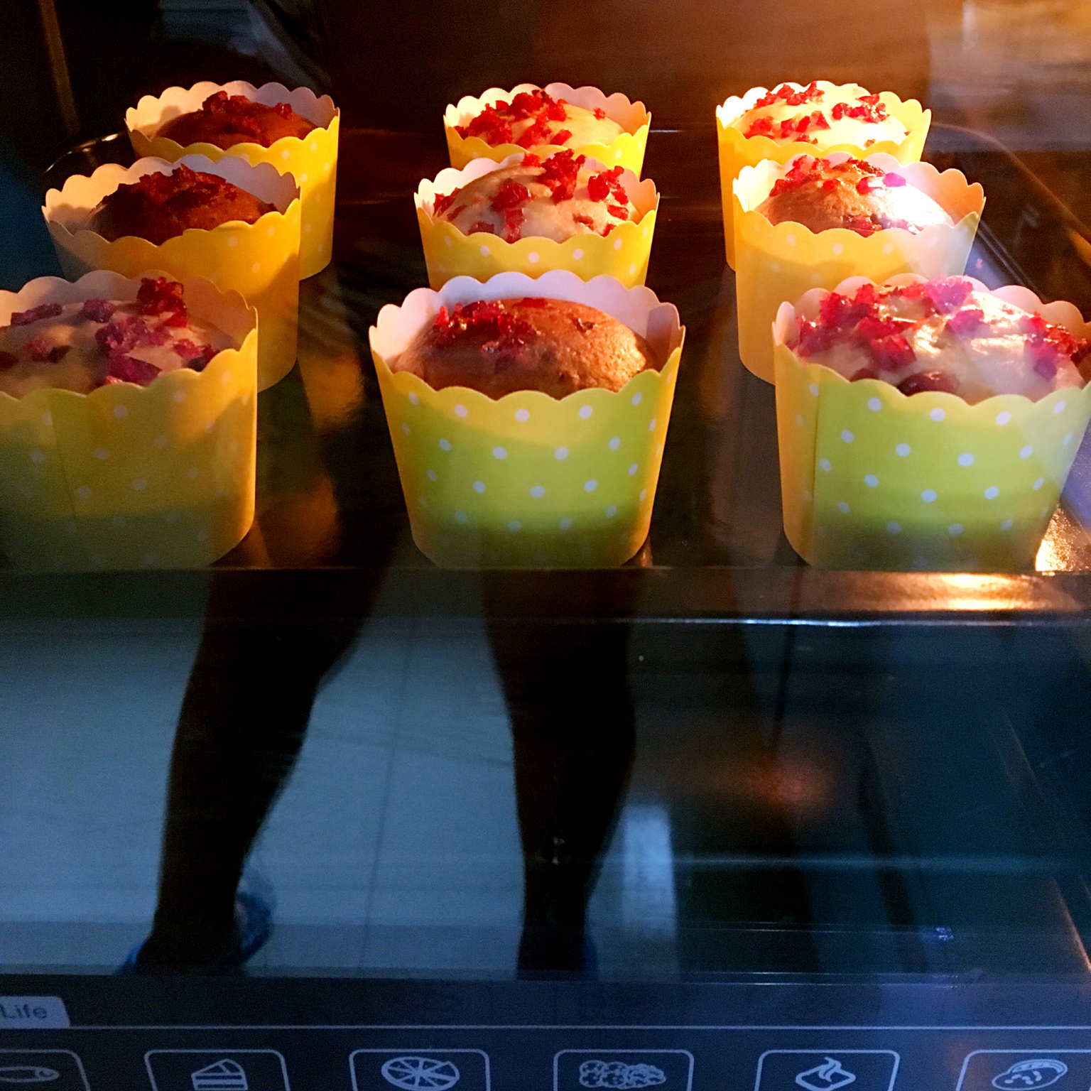 少女心的香蕉蔓越莓玛芬