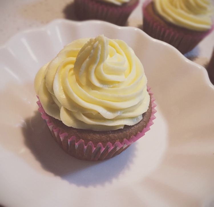 乳酪可可风味杯子蛋糕