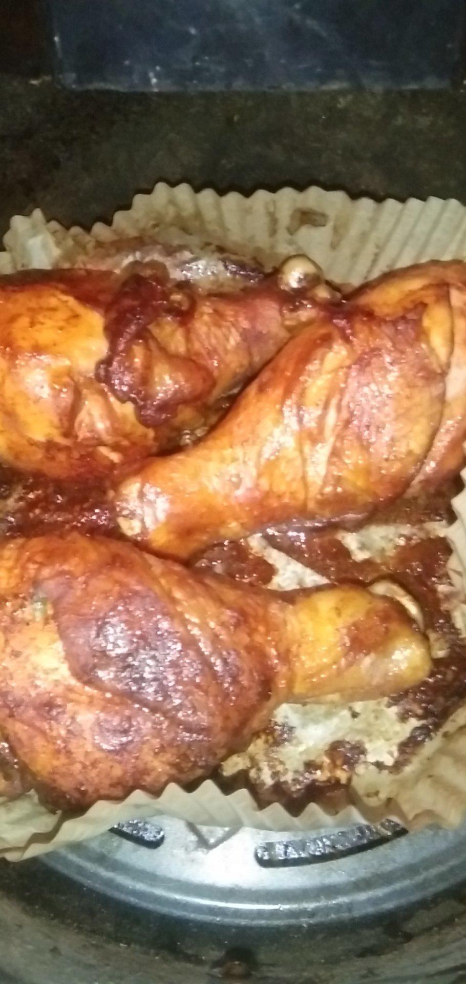 简单的空气炸锅奥尔良鸡腿