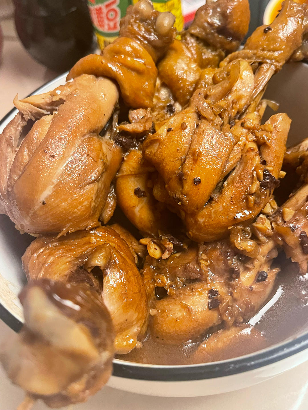 🔥好吃到飙泪的秘汁多汁蒜香鸡腿，鲜嫩到流口水。