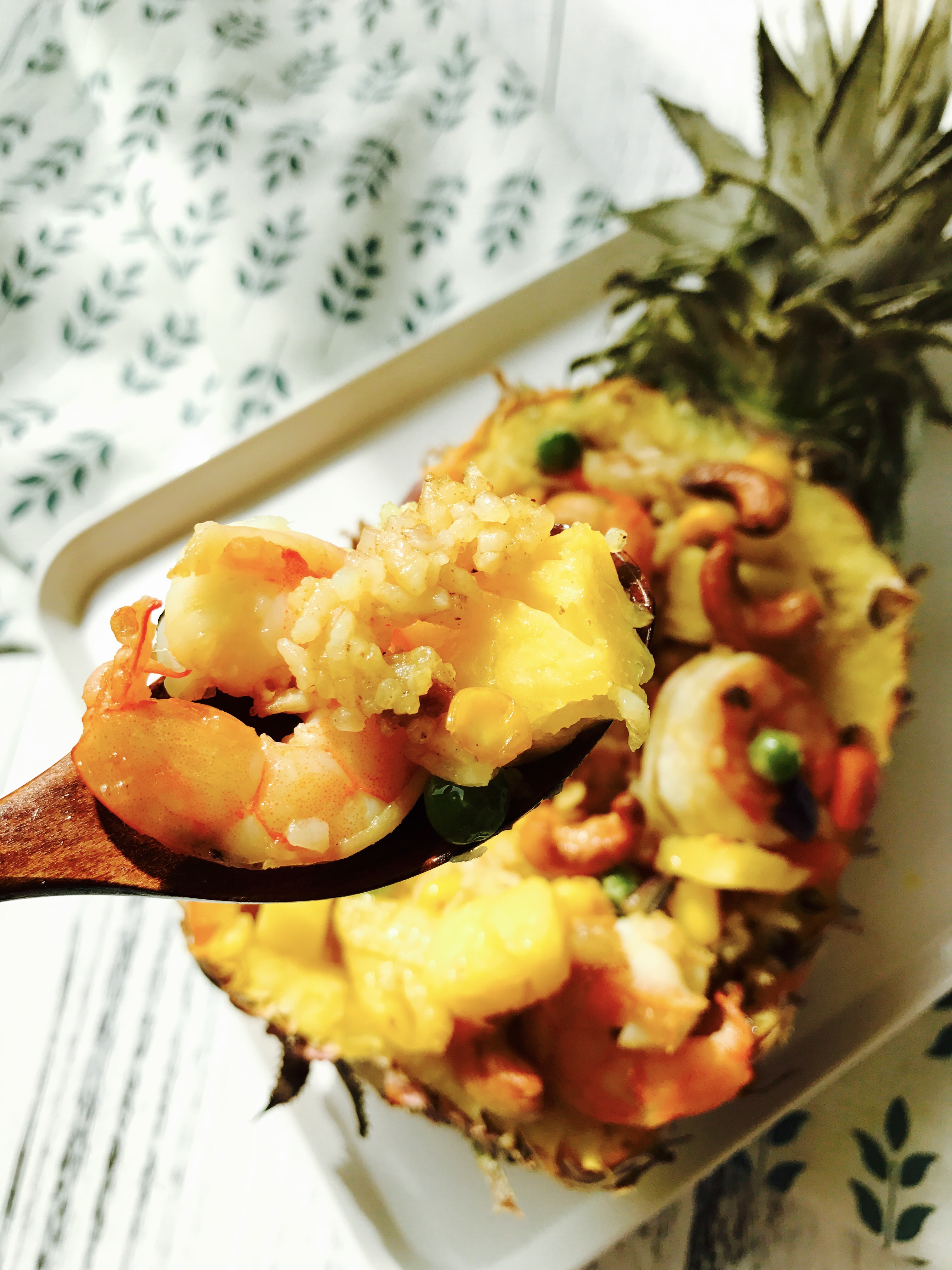 菠萝大虾咖喱饭的做法 步骤15