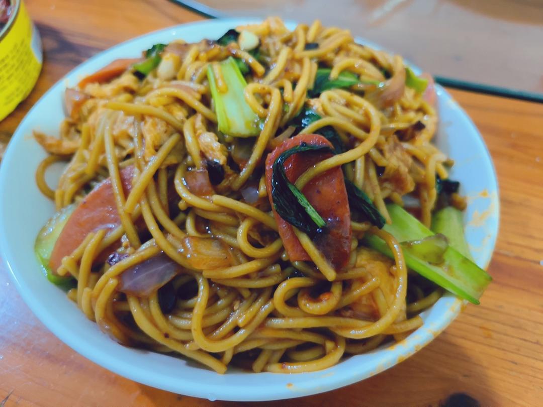 🍜最简单最好吃的家常炒面