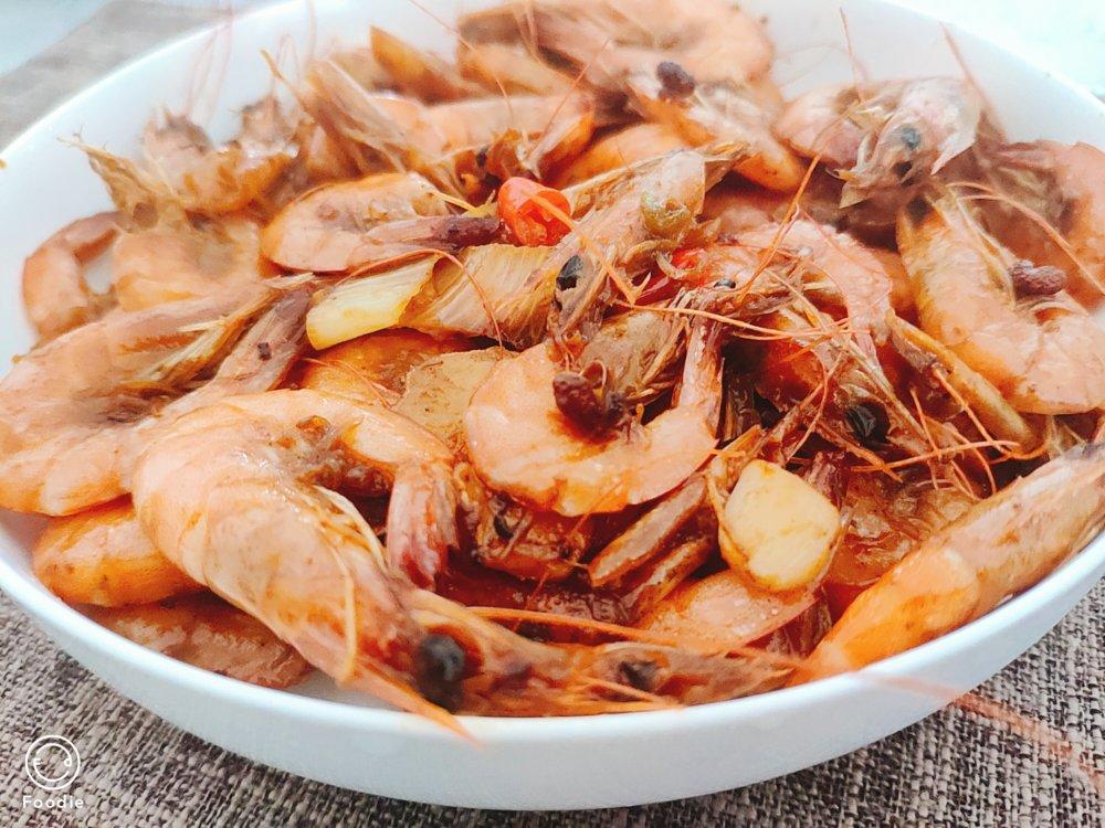 红烧 野生虾 高蛋白减肥食品
