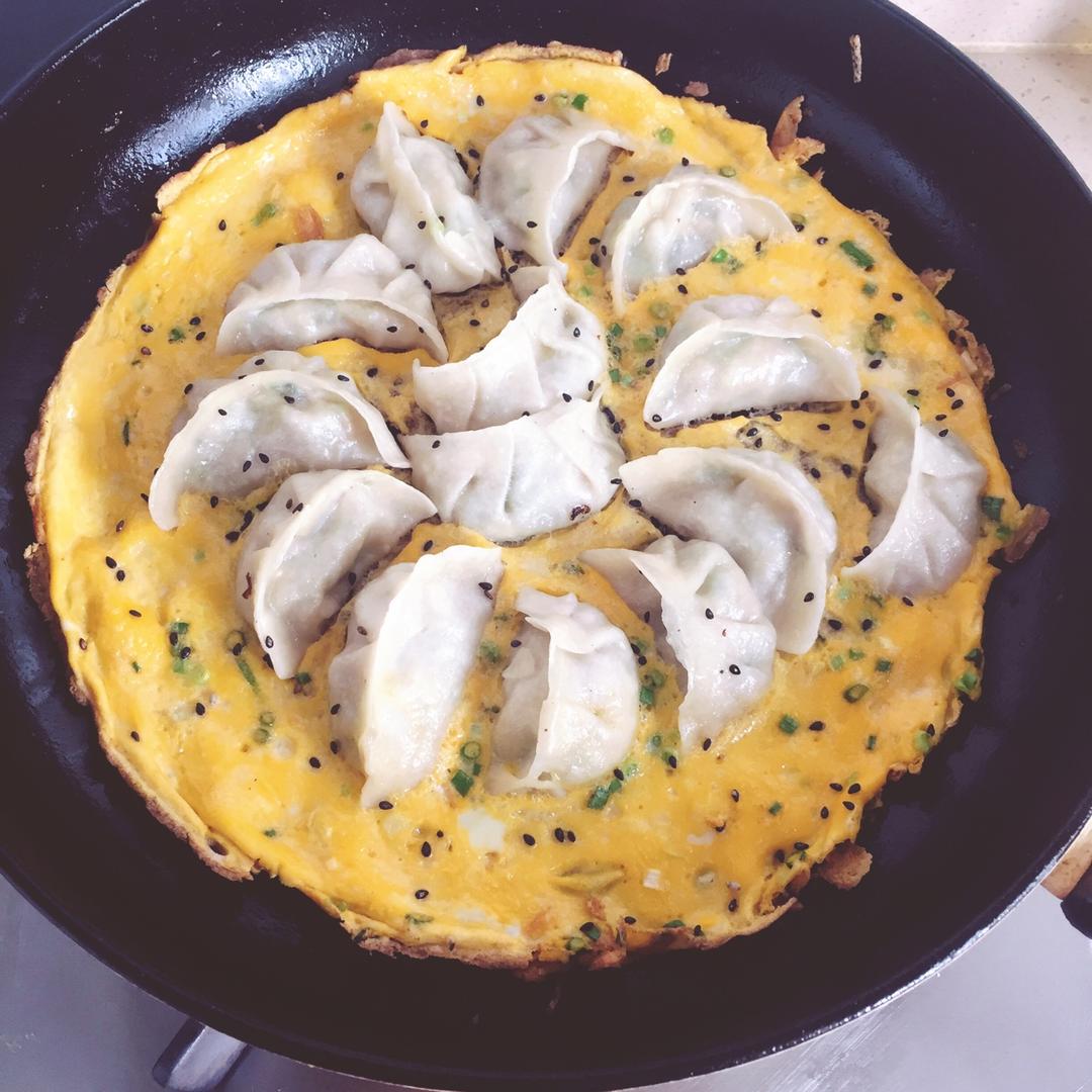 鸡蛋煎饺（零失败）