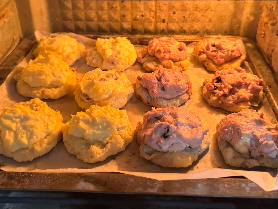 天气热了，冰乳酪司康终于可以安排上